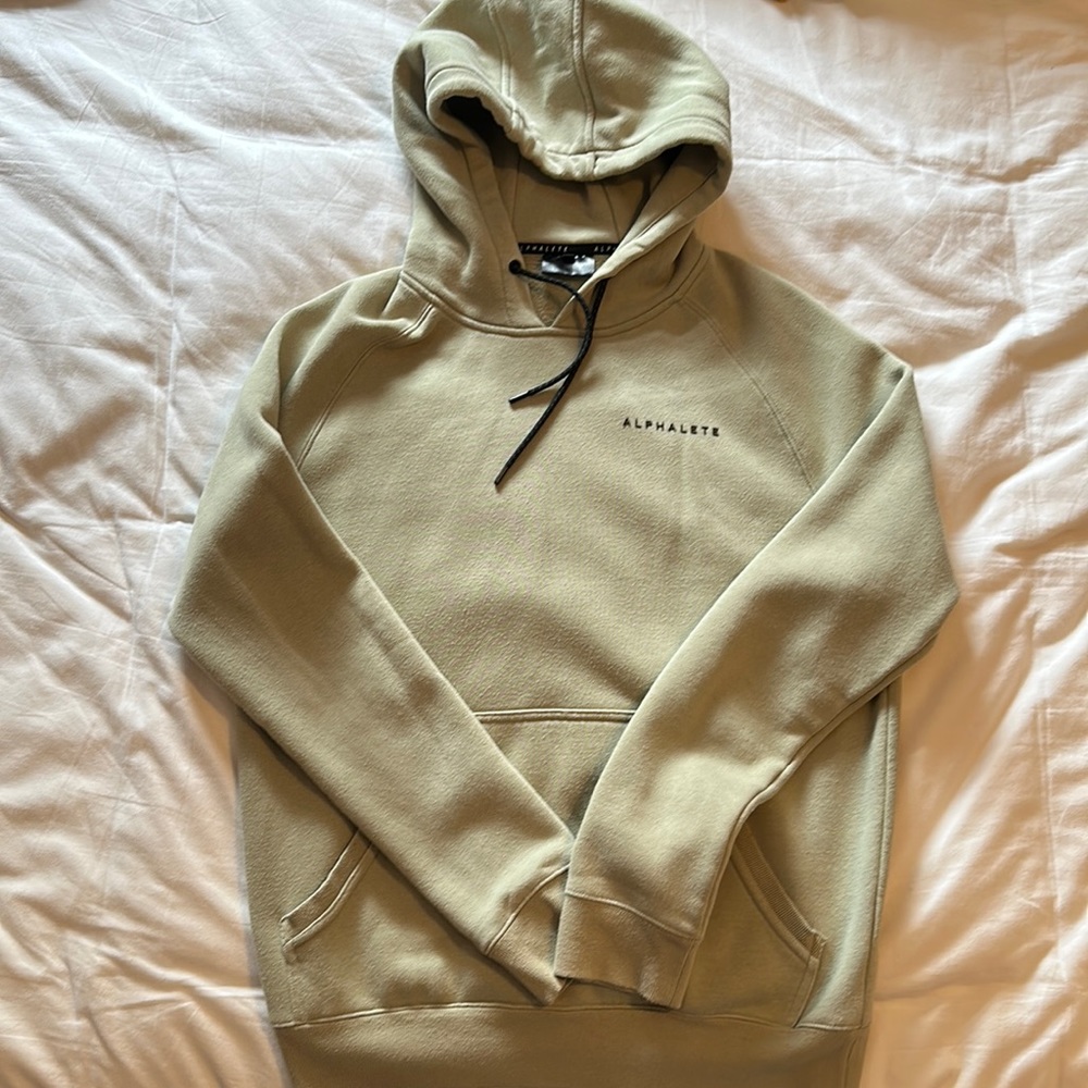 Alphalete matcha green hoodie size medium